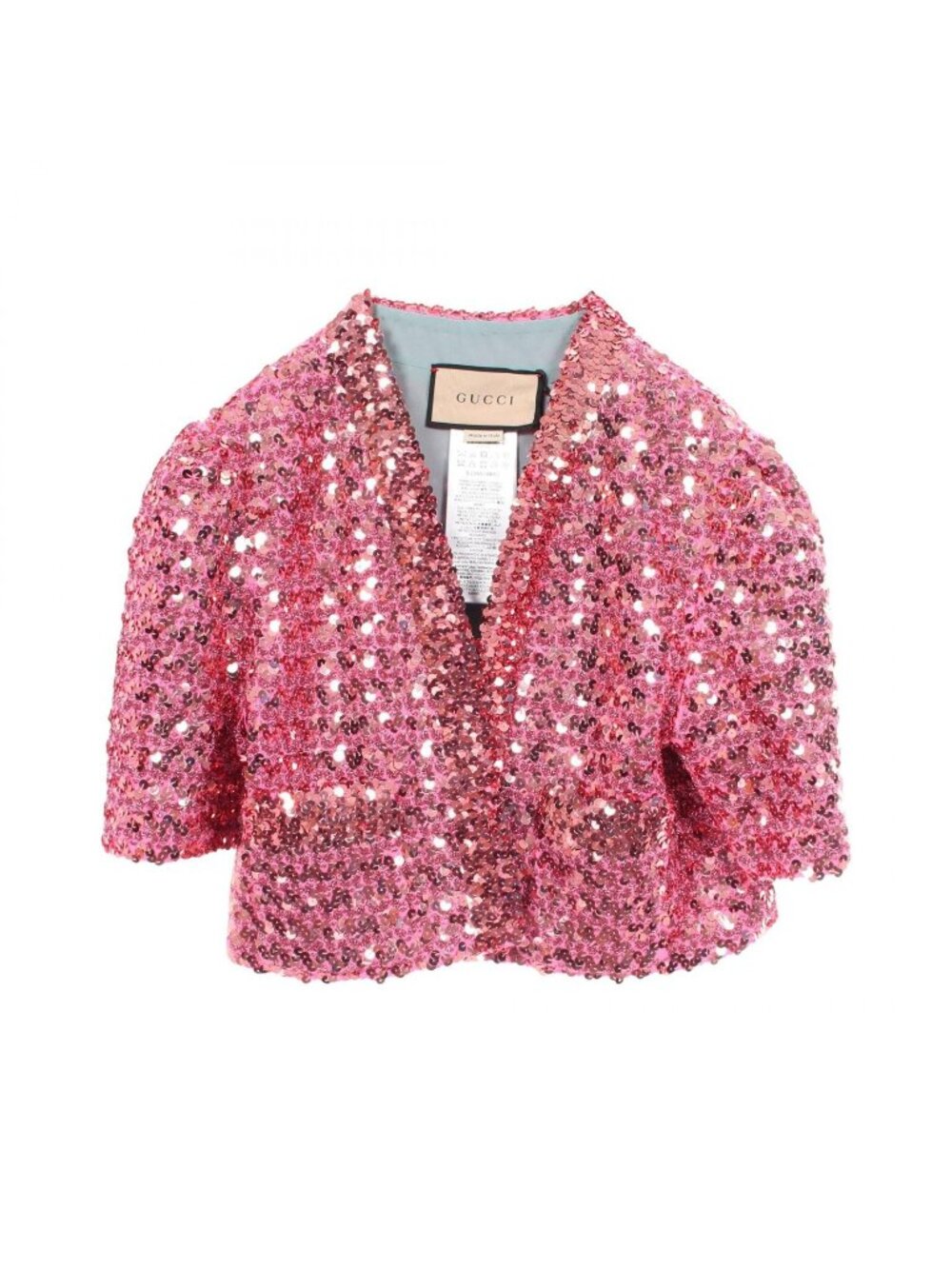 Gucci Sequins Jacket Pink